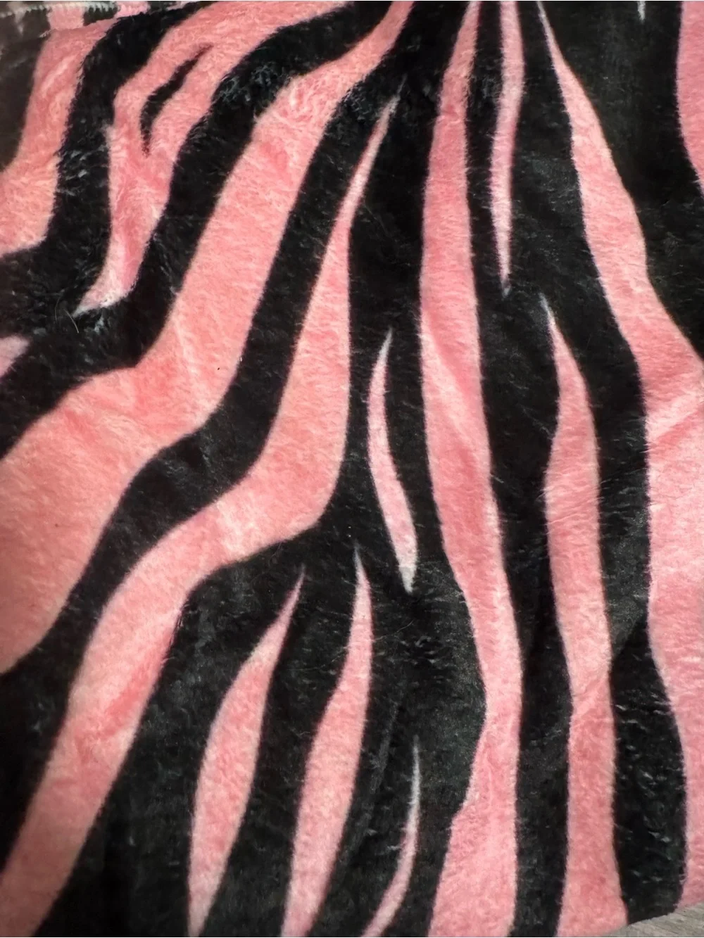 Pink and Black Zebra Print Throw and Satin Leopard Print Body Pillow Case Cover